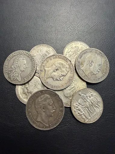 Preußische Silbermünzen aus dem Kaiserreich